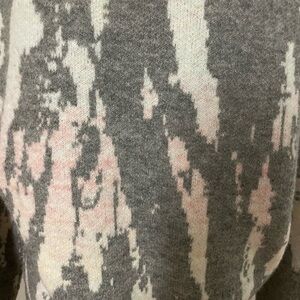 Rails Virgo Grey Tye Dye Wool Blend Sweater